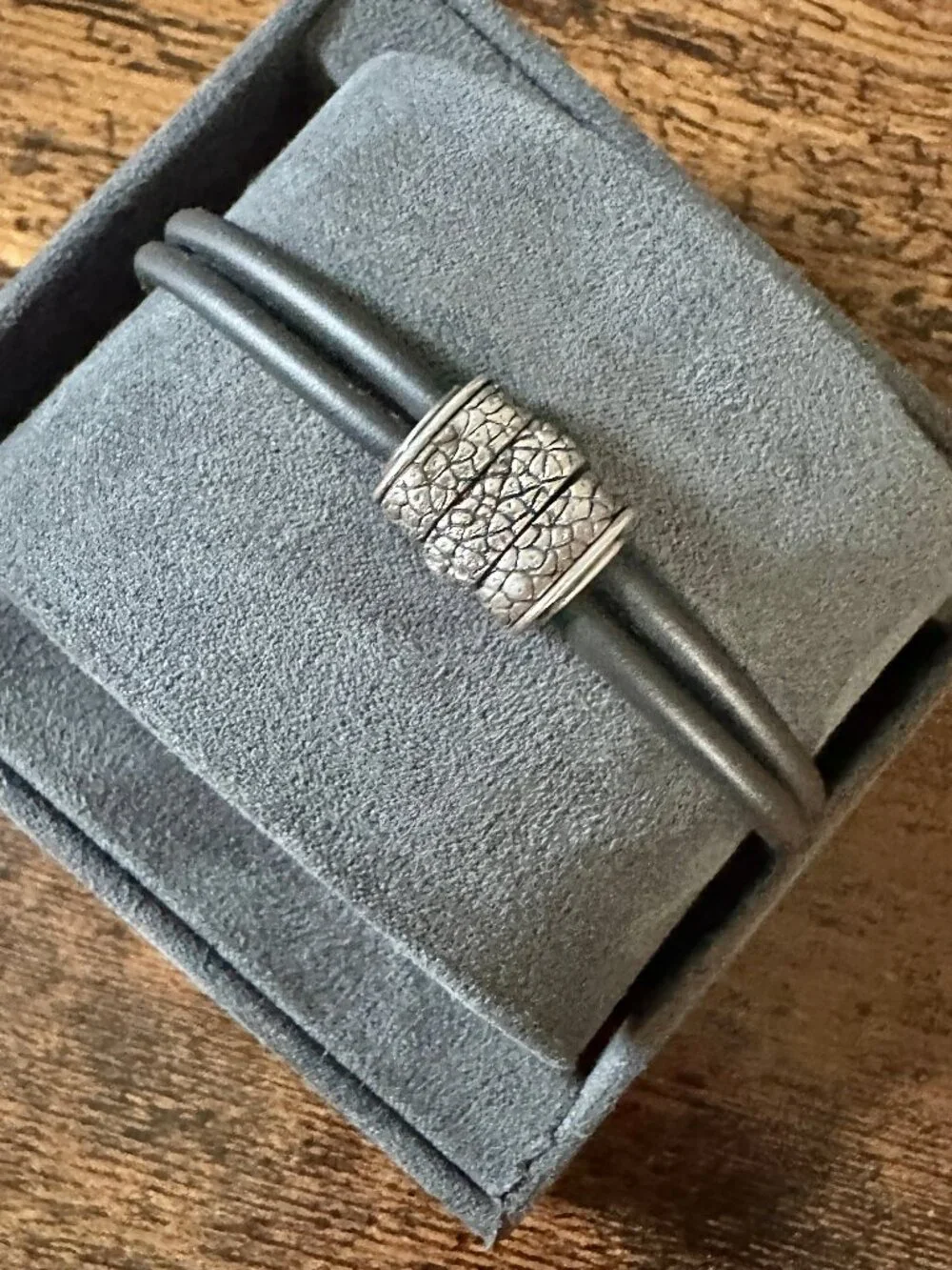David Yurman Naturals Rhino Bracelet w/ Sterling Silver & 18K Yellow Gold - RARE